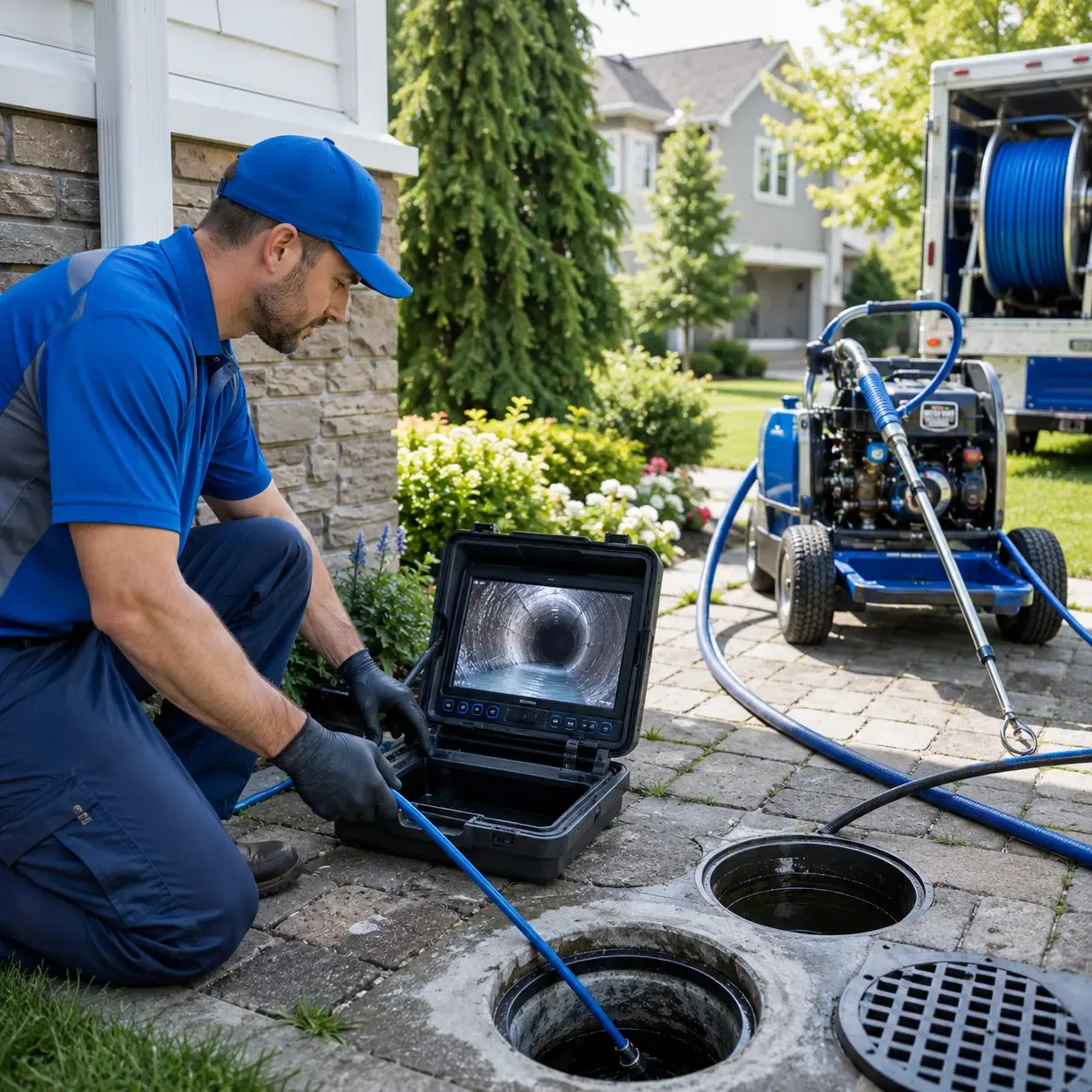 Outdoor drain cleaning professionals serving Unadilla, NY